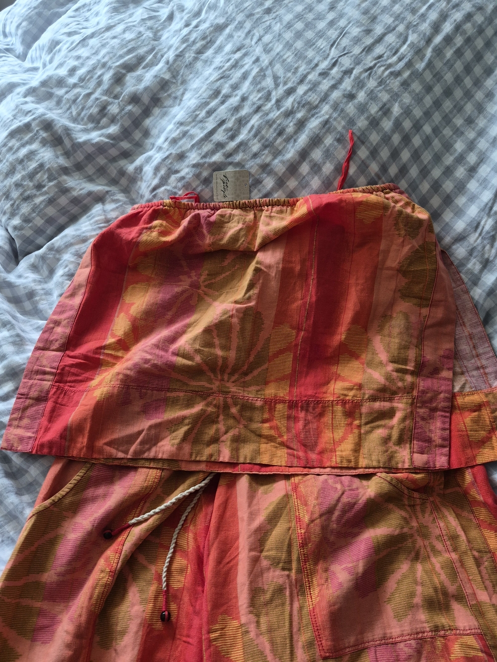 NWT FREE PEOPLE Devella Set in Summer Combo